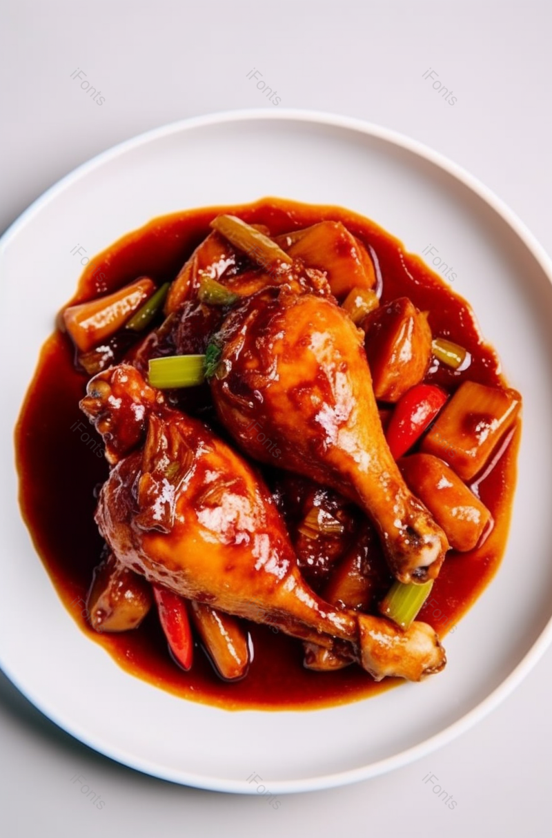 红烧鸡块鸡腿红烧菜式摄影图,高清,摄影图,摄影图片,图片大全,摄影图免费下载